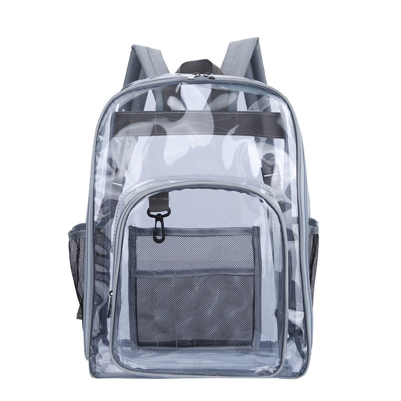 Transparent Backpack PVC Backpack PVC Schoolbag Large Capacity Student Schoolbag - V.I.P Digital Presence