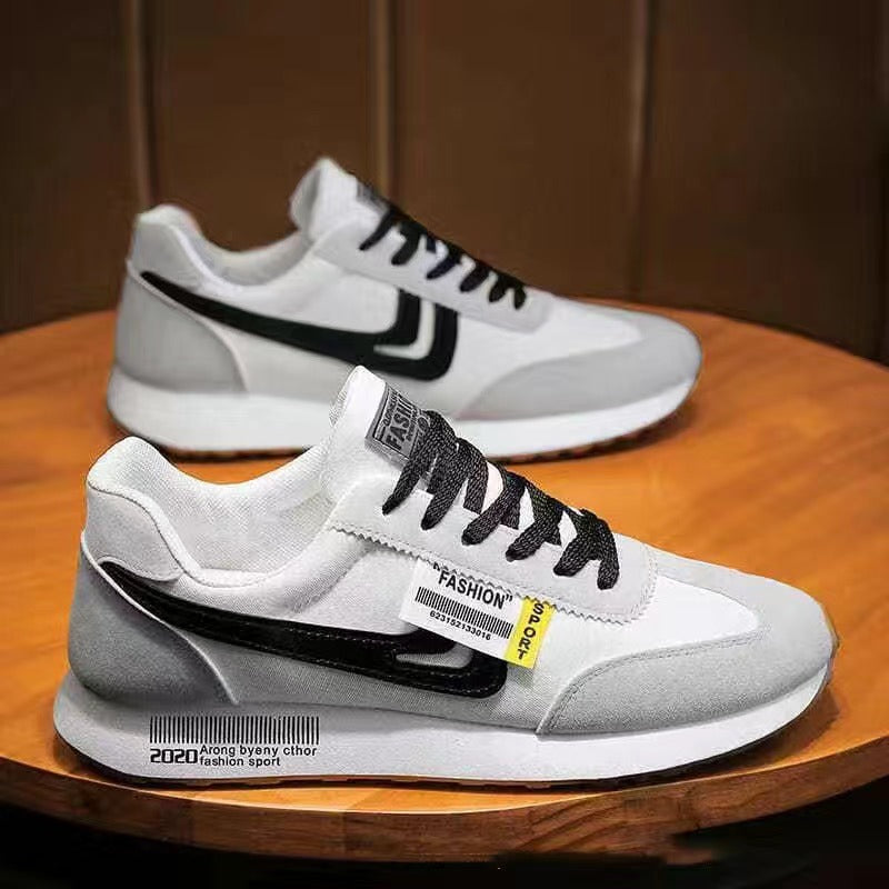 Trendy and versatile student sports board shoes for teenagers, casual sports, white sneakers - V.I.P Digital Presence
