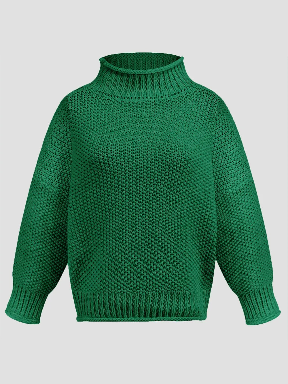 Turtleneck Long Sleeve Sweater - V.I.P Digital Presence