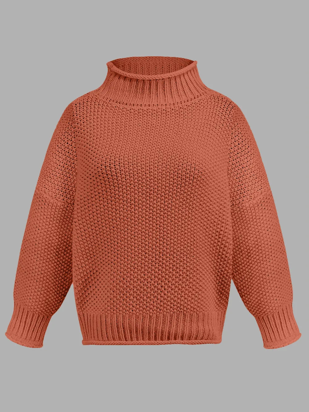 Turtleneck Long Sleeve Sweater - V.I.P Digital Presence