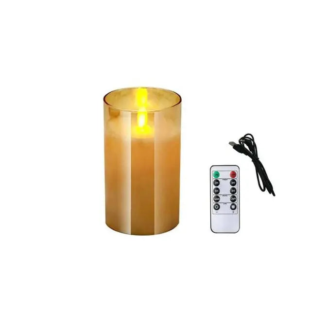 USB Rechargeable LED Pillar Candles - V.I.P Digital Presence