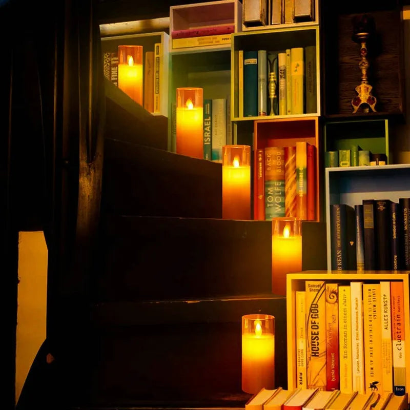 USB Rechargeable LED Pillar Candles - V.I.P Digital Presence