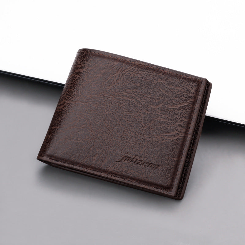 Wallet Men's Short Youth College Student Wallet With Zipper Can Put Driver's License Ultra Thin Wallet Men's Simple - V.I.P Digital Presence