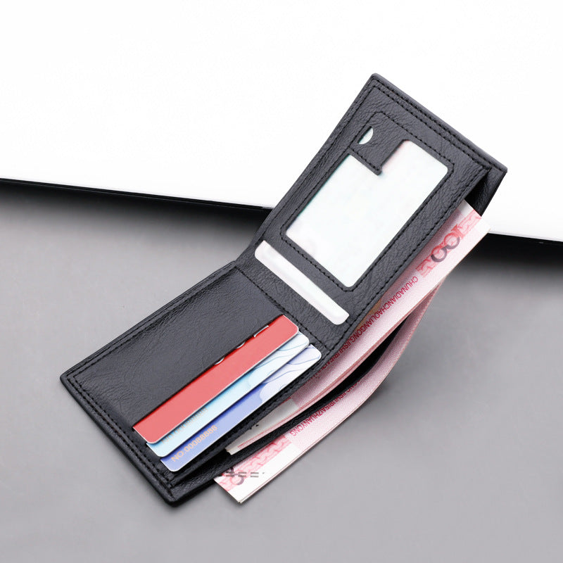 Wallet Men's Short Youth College Student Wallet With Zipper Can Put Driver's License Ultra Thin Wallet Men's Simple - V.I.P Digital Presence