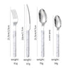 French Rivet ABS Handle Hotel Western Tableware Steak Knife Butter Knife Set - V.I.P Digital Presence