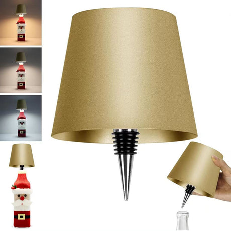 LED Creative Wine Bottle Light for Bar: Movable, Rechargeable, RGB Dimmable Decorative Bottle Lamp - V.I.P Digital Presence