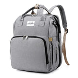New Outdoor Folding Bag with Baby Can Sleep Mommy Bag Multi-functional Bottle Backpack Diaper Backpack - V.I.P Digital Presence