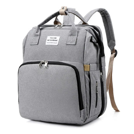 New Outdoor Folding Bag with Baby Can Sleep Mommy Bag Multi-functional Bottle Backpack Diaper Backpack - V.I.P Digital Presence