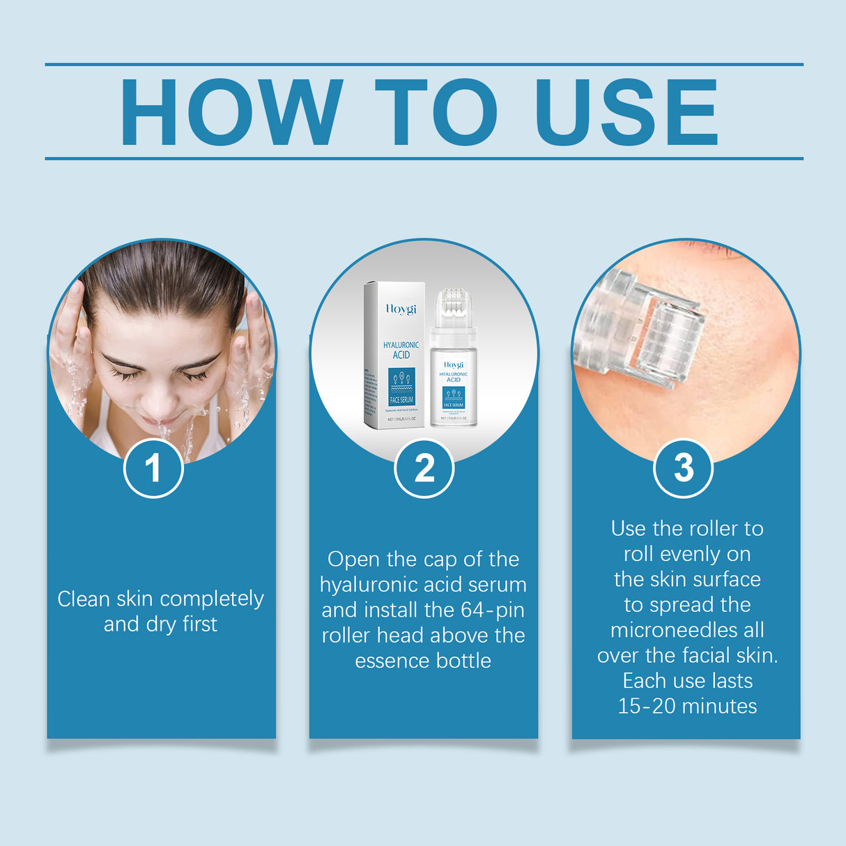 Hyaluronic Acid Face Serum, Radiant Facial Skin Improves Skin Pores And Hydrates