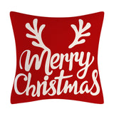 Red Snowflake Deer Pillow Cover Christmas Tree Cushion Cover Home Decoration Pillow Cover Combination - V.I.P Digital Presence