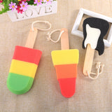 Attractive Ice-Cream-Shaped Bath Cotton Multi-Functional Ice-Cream Sponge Brush Bath Can Be Hung Water Cup Cleaning Sponge - V.I.P Digital Presence