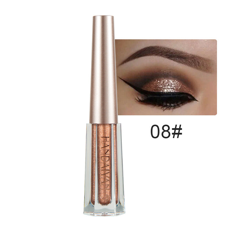 HANDAIYAN Diamond Pearl Liquid Eye Shadow 12 Colors Shining Bright Eye Shadow Liquid - V.I.P Digital Presence