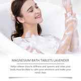 Lavender Essential Oil Magnesium Bath Tablets Moisturize And Cleanse The Body, Refreshing And Lasting