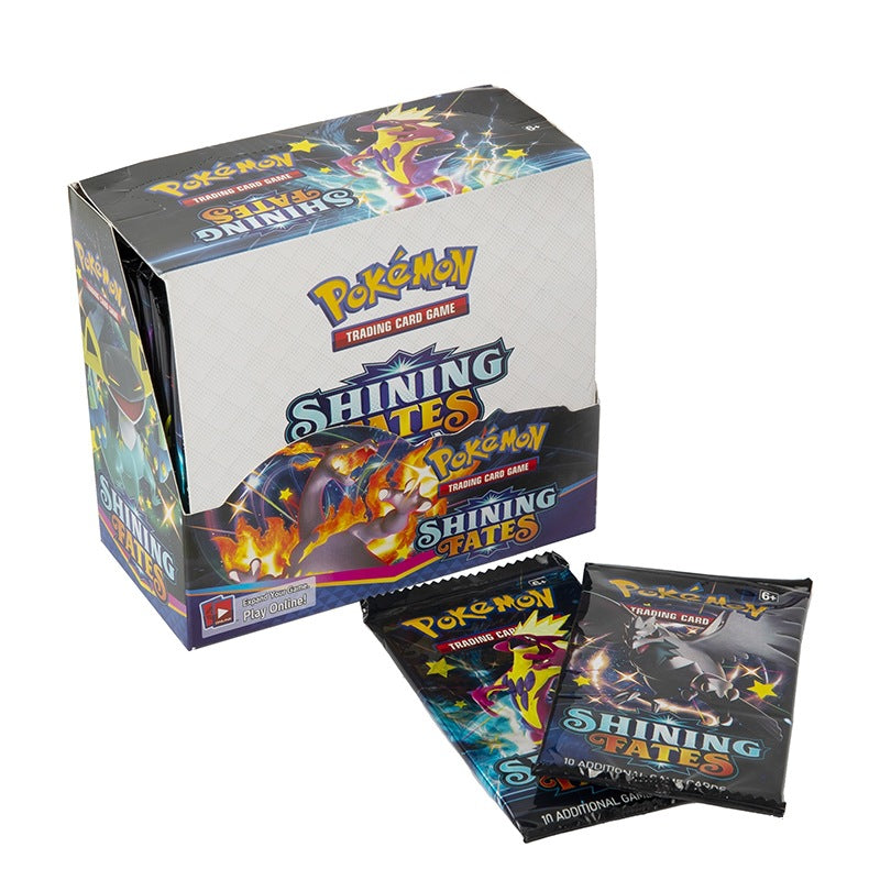 Caja ciega de cartas de Pokémon Darkness, bolsa plateada para robar cartas de Pokémon
