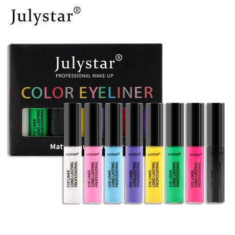 Colorful Stain Free Liquid Eyeliner Set Waterproof Oil Proof Eyeliner Liquid Pen White Eyeliner - V.I.P Digital Presence
