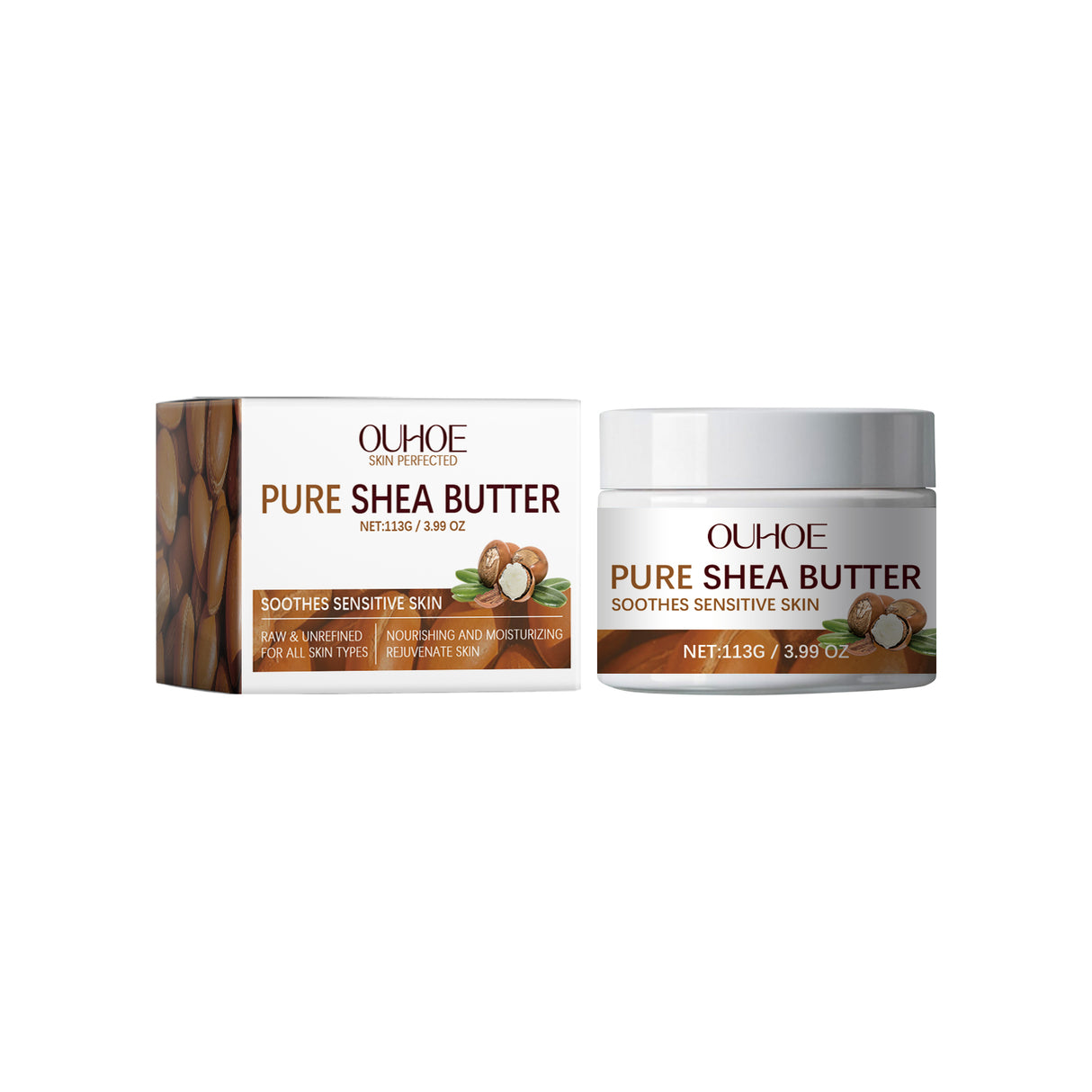Shea Butter Moisturizer, Soothing Skin Discomforter Redness Moisturizing Refreshing Daily Maintenance Topical Cream