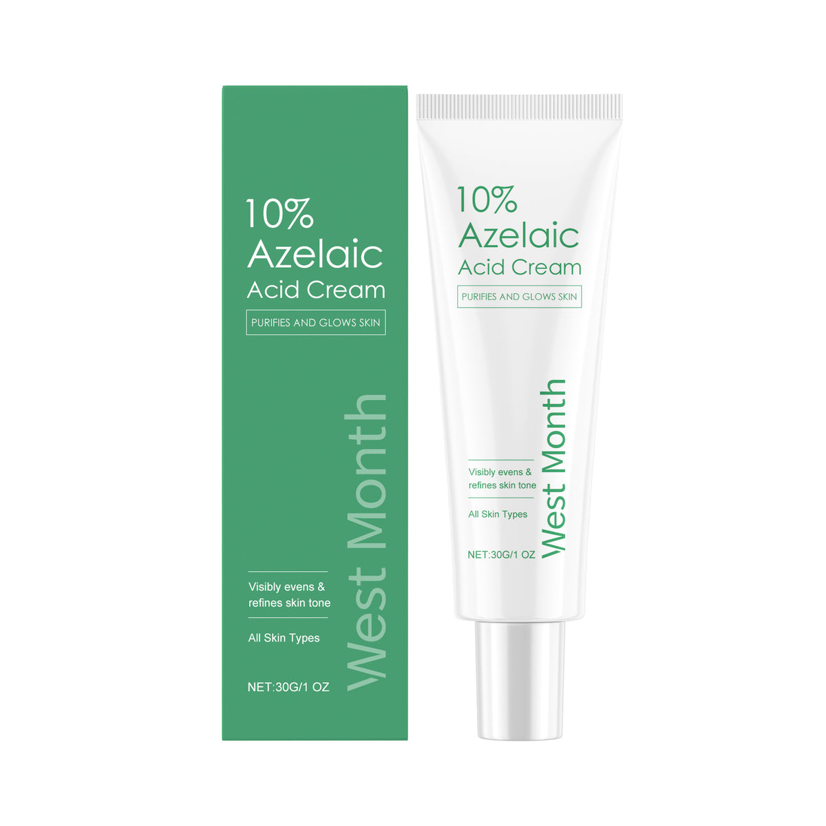Azelaic Acid Essence Cream, Repair Moisturizing Moisturizing Face Oil Control Moisturizing Mild Refreshing Cream
