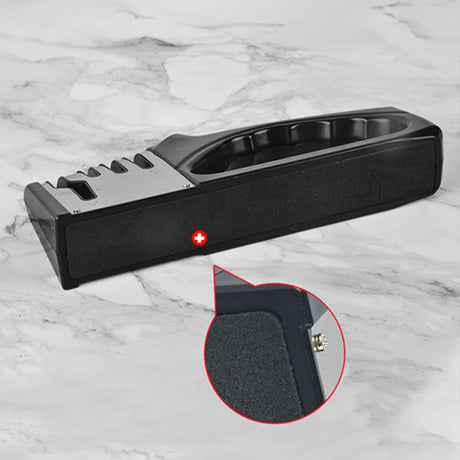 4 - stage kitchen knife sharpener, multifunctional, portable, non - slip base, kitchen gadget - V.I.P Digital Presence