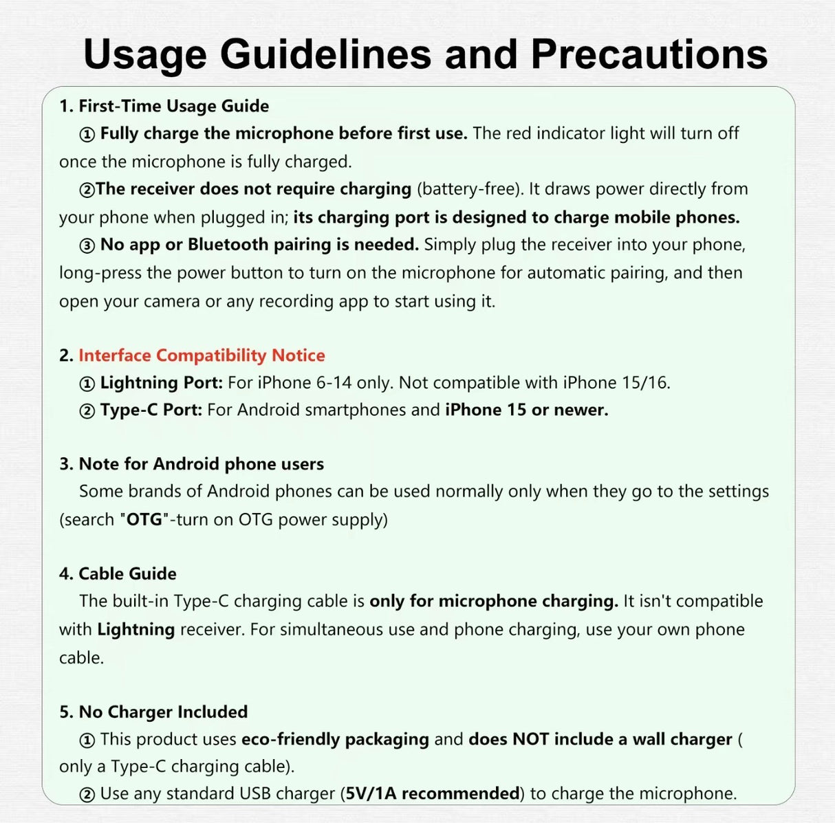 VoiceLink Pro Wireless Mic