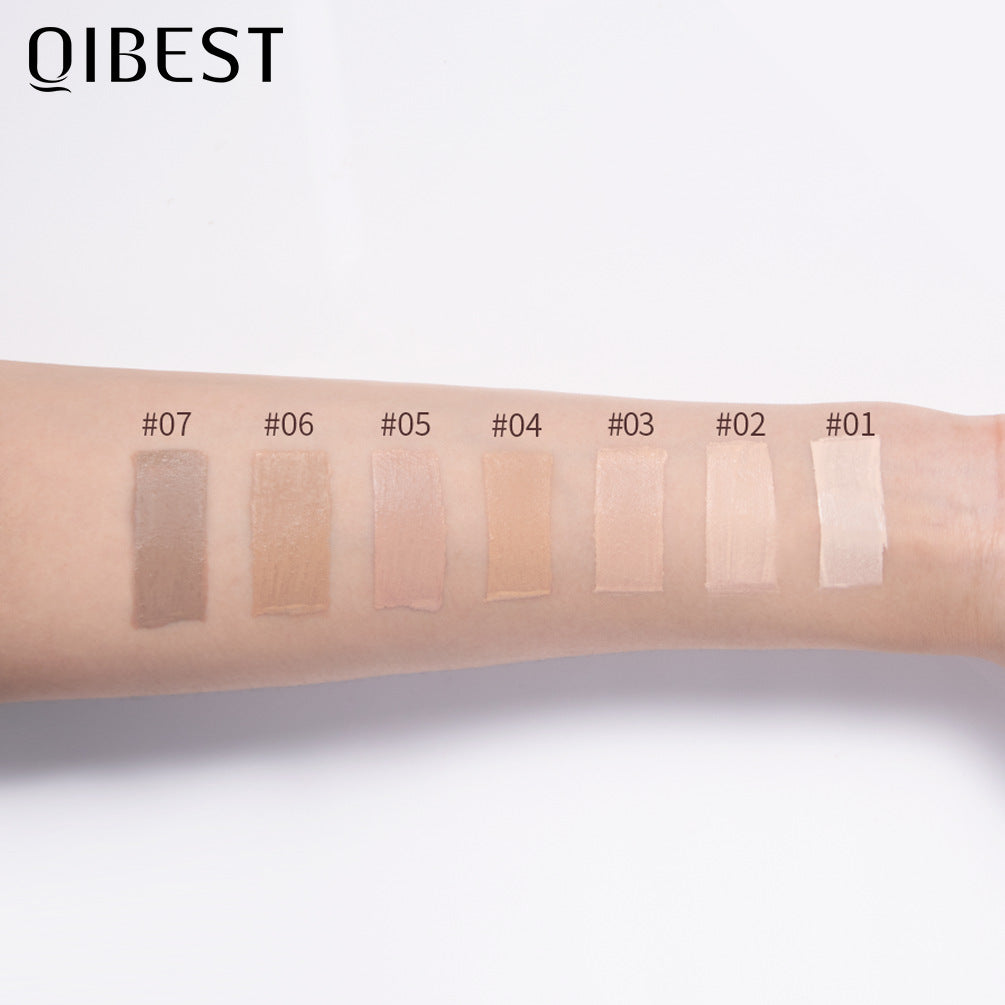 QIBEST Liquid Foundation Long Lasting Makeup Concealer Moisturizing Brightening Matte Natural Liquid Foundation Nude Makeup Repairing Liquid - V.I.P Digital Presence