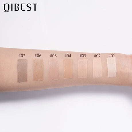 QIBEST Liquid Foundation Long Lasting Makeup Concealer Moisturizing Brightening Matte Natural Liquid Foundation Nude Makeup Repairing Liquid - V.I.P Digital Presence