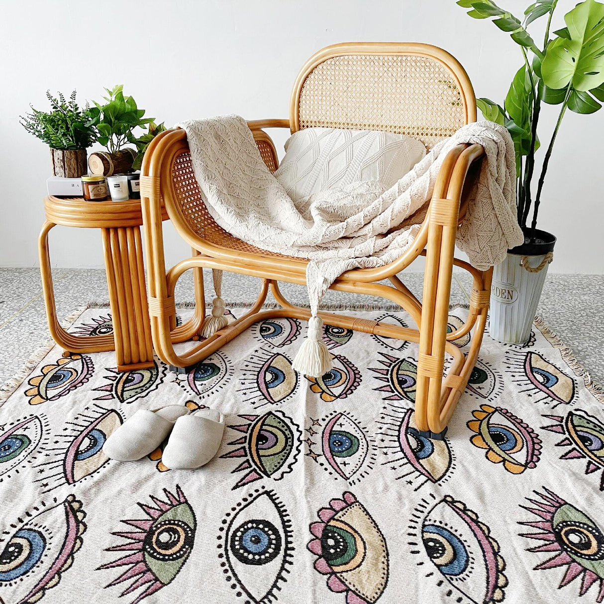 Manta de playa con diseño de ojo malvado, toalla de moda, tapete para acampar, tapete para picnic, manta para sofá de casa con diseño de ojo de demonio, manta para acampar, tienda de campaña, decoración para exteriores