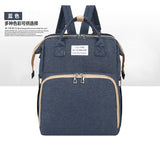 Portable Foldable Bed Mommy Bag For Going Out Lightweight And Large Capacity Mother And Baby Bag Backpack - V.I.P Digital Presence