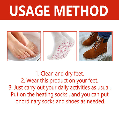 Self-Heating Socks, Winter Outdoor Sports Windproof Cold Warm Foot Care Massage Socks - V.I.P Digital Presence