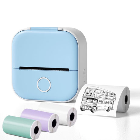 Overseas version T02 household wrong title mini pocket portable Bluetooth tag photo ledger thermal printer - V.I.P Digital Presence