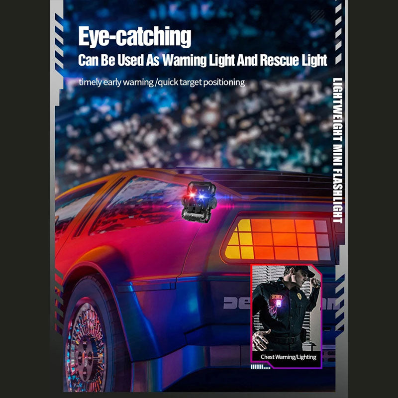 LED Portable Keychain Light Camping COB Flashlight 6 levels of Dimming Rechargeable Outdoor Mini Lantern With Magnet - V.I.P Digital Presence