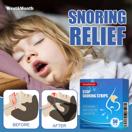 Stop Snoring Strips, Anti-snoring Dredging Respiratory Tract Anti-snoring Stop Patch Care - V.I.P Digital Presence