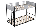 Metal twin bed with ventilation panel for noise reduction/safety guardrail/flexible space support/triple bed/CPC Certified - V.I.P Digital Presence