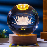 Starry Sky 3D Micro Landscape Crystal Ball Home Desktop Creative Interior Carving White Crystal Ball Ornament Craft Gift product - V.I.P Digital Presence