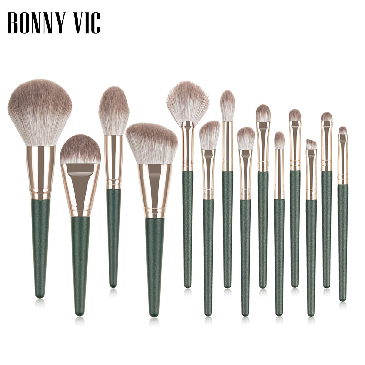 Beauty tool portable 14 makeup brush set soft fiber hair makeup brush loose powder foundation blush eye shadow brush - V.I.P Digital Presence