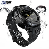 Reloj inteligente deportivo LOKMAT profesional, resistente al agua hasta 5 ATM, con Bluetooth, recordatorio de llamadas, reloj digital para hombre, compatible con iOS y Android. 