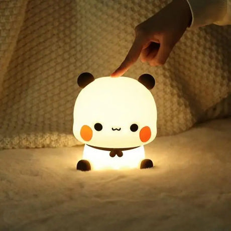 Cute Panda Night Light LED Squishy Novelty Animal Touch Night Lamp 3 Modes Dimmable Baby kids Bedroom Night light Pat Lamp - V.I.P Digital Presence