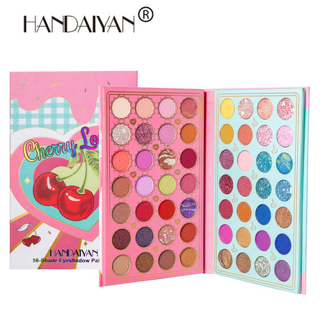 HANDAIYAN 56 Color Makeup Eyeshadow Palette Pearlescent Matte Sequins Eyeshadow Man Show Stage Makeup - V.I.P Digital Presence
