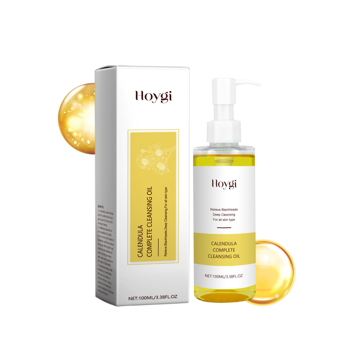 Calendula Cleansing Oil Refreshing And Gentle Cleansing Face Makeup Eye And Lip Makeup Remover Lotion - V.I.P Digital Presence