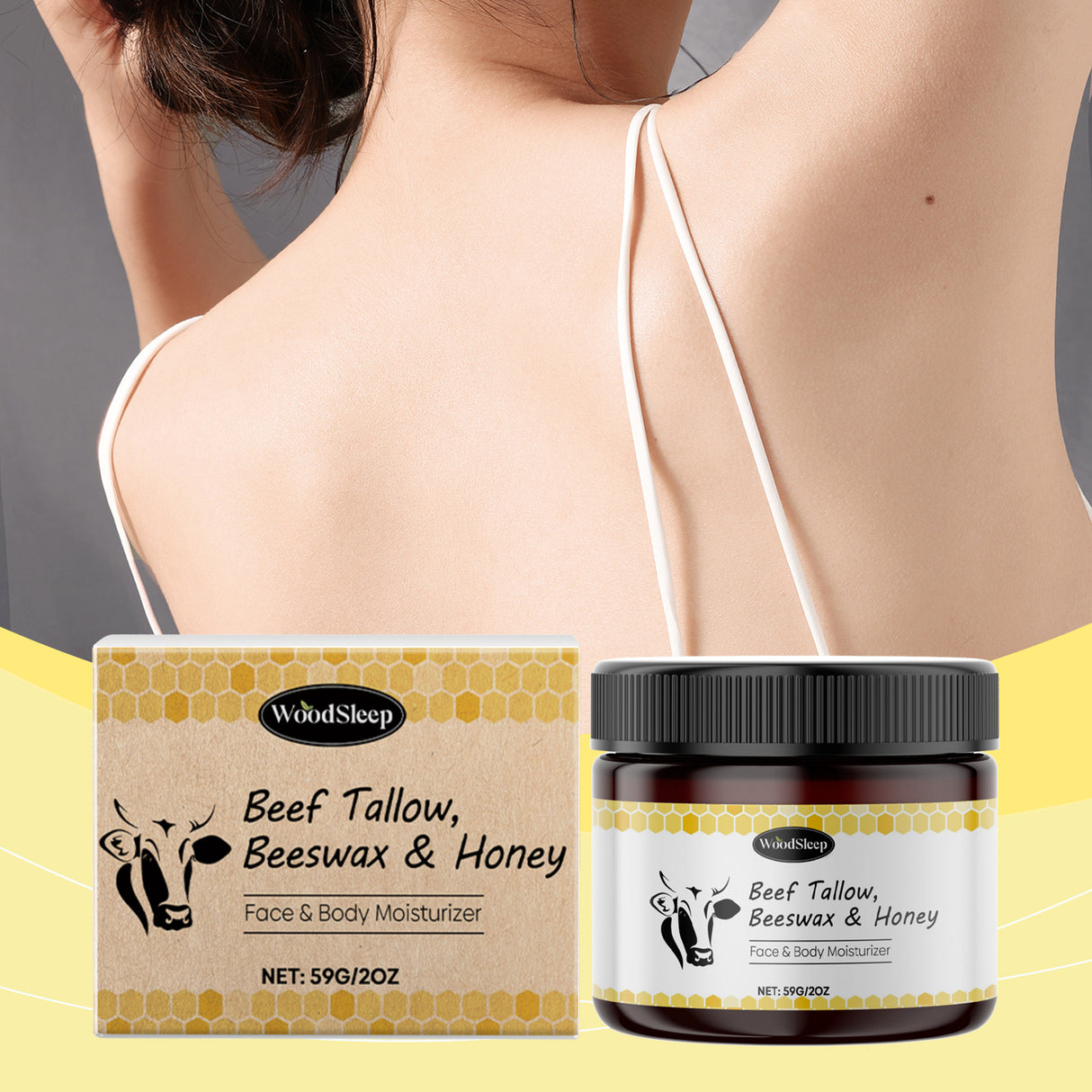 Honey Tallow Moisturizer Hydrates And Nourishes Skin And Improves Dry And Tender Skin Body Cream