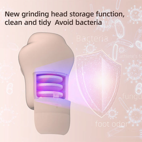 Cat claw electric pedicure foot grinding dead skin remover automatic rechargeable callus foot grinding pedicure - V.I.P Digital Presence
