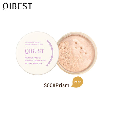 QIBEST Icy Loose Powder Mint Loose Powder Honey Powder Cake Is Not Easy To Take Off Makeup Concealer Makeup Powder - V.I.P Digital Presence
