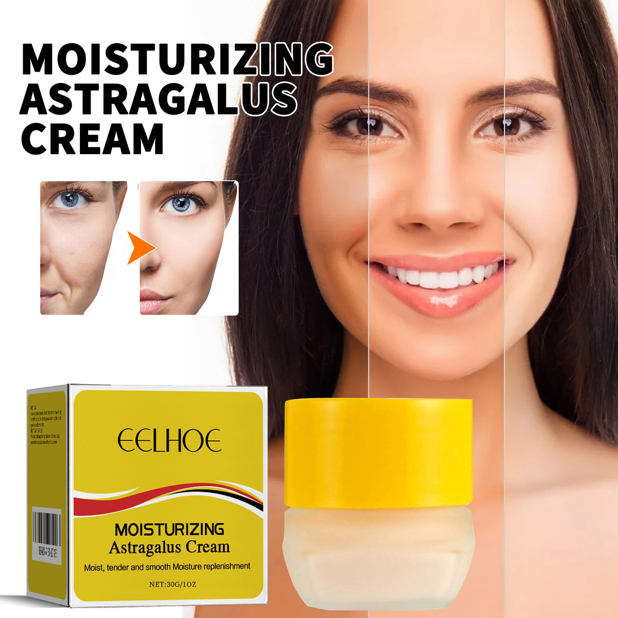 Hydrating And Moisturizing Astragalus Cream Astragalus Essence Gently Nourishes Facial Skin - V.I.P Digital Presence