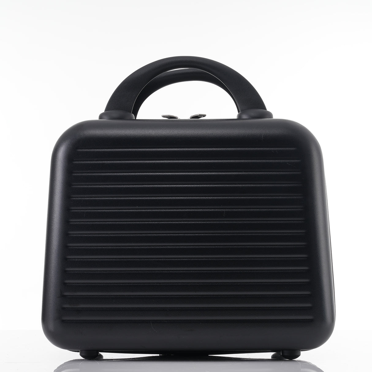 Carry-on Luggage 20 Inch Front Open Luggage Lightweight Suitcase with Front Pocket and USB Port, 1 Portable Carrying Case Black
