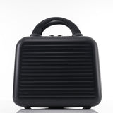Carry-on Luggage 20 Inch Front Open Luggage Lightweight Suitcase with Front Pocket and USB Port, 1 Portable Carrying Case Black