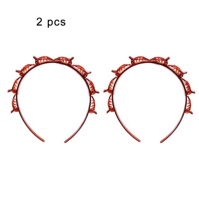 Black Braider Hair Clip Burst Pin Hairdo Bring Hair Hoop Multi-storey Wisp Air Weave Head Hoop Styling Tool - V.I.P Digital Presence