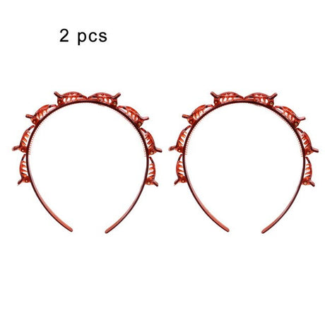 Black Braider Hair Clip Burst Pin Hairdo Bring Hair Hoop Multi-storey Wisp Air Weave Head Hoop Styling Tool - V.I.P Digital Presence