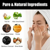 Shea Butter Black Soap, Repair Acne Pimple Acne Clear Pores Moisturize Smooth Skin Soap