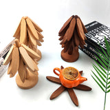 Dining mat cup mat wooden heat-resistant mat dining table decoration - V.I.P Digital Presence