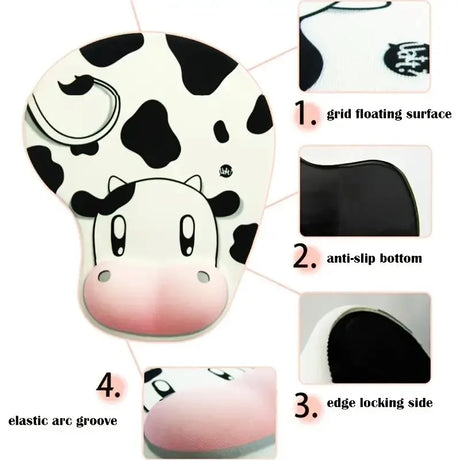 Wrist Mouse Pad Marble Pattern Hand Bowl Tray Mouse Pad Office Wrist Protection Anti-Skid Mouse Pads - V.I.P Digital Presence