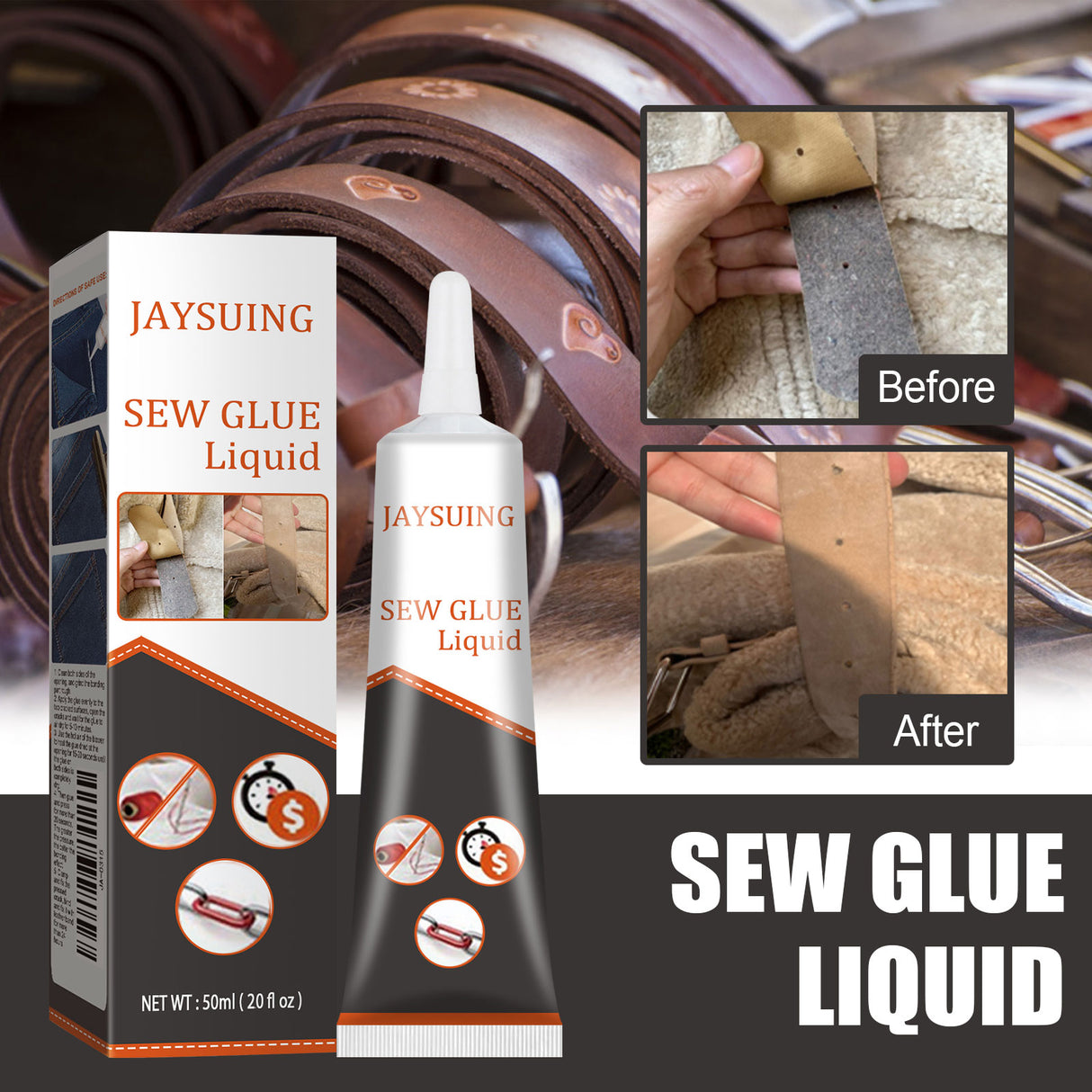 Fabric Sewing Glue, Fabric Sewing Rubber Shoe Pad Clothes Jeans Torn Repair Fabric Glue - V.I.P Digital Presence